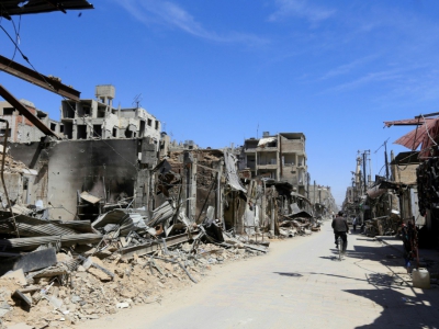 Dans Douma, le 16 avril 2018 - LOUAI BESHARA [AFP]
