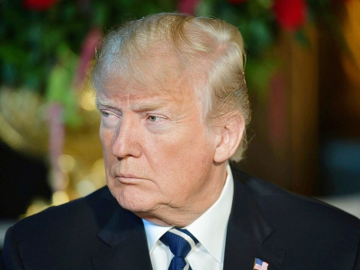 Le président américain Donald Trump à Palm Beach en Floride le 17 avril 2018 - MANDEL NGAN [AFP]