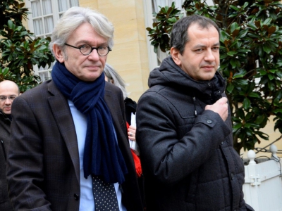 Jean-Claude Mailly et Pascal Pavageau en janvier 2014 - BERTRAND GUAY [AFP/Archives]