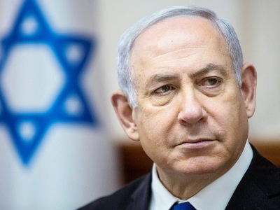 Le Premier ministre israélien Benjamin Netanyahu lors de la réunion hebdomadaire de son gouvernement, le 29 avril 2018 - Sebastian Scheiner [POOL/AFP]