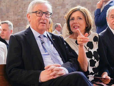 Le président de la Commission européenne Jean-Claude Juncker à Trèves, en Allemagne, le 4 mai 2018 - Patrik STOLLARZ [AFP]