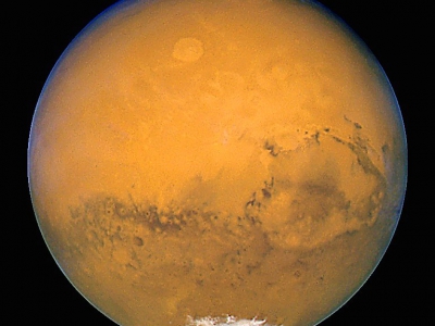 La planète Mars, photographiée par le télescope spatial Hubble et rendue publique le 27 mars 2003 par la Nasa - HO [NASA/AFP/Archives]