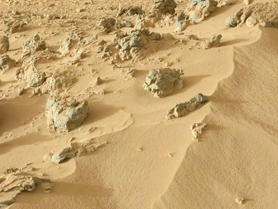Paysage de la planète Mars photographié par le robot Curiosity de la Nasa, le 30 octobre 2012 - HO [NASA/JPL-Caltech/MSSS/AFP/Archives]