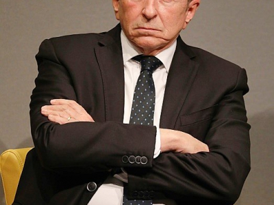 Le ministre de l'Intérieur, Gérard Collomb, à Levallois-Perret le 4 avril 2018 - Ludovic MARIN [AFP/Archives]