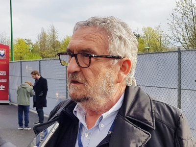 Président depuis 2002 du SM Caen, Jean-François Fortin a été remplacé par Pierre Esnée, ce lundi 14 mai, par vote du conseil de surveillance.  - Sylvain Letouzé