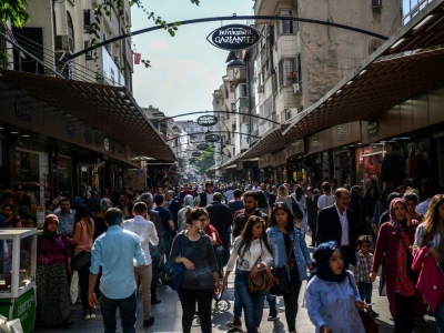 Dans une rue de Gaziantep en Turquie, le 1er mai 2018 - OZAN KOSE [AFP]