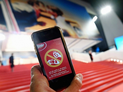 Interdiction de prendre des selfies sur le tapis rouge, au Festival de Cannes - Loic VENANCE [AFP/Archives]