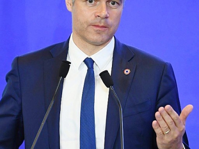 Le président du parti Les Républicains Laurent Wauquiez, à Paris le 18 avril 2018 - Eric FEFERBERG [AFP/Archives]