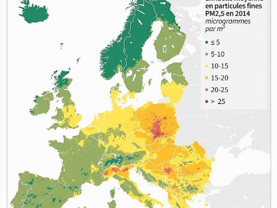 La qualité de l'air en Europe - Simon MALFATTO [AFP]