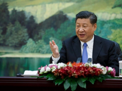 Le président chinois Xi Jinping à Pékin, le 15 mai 2018 - THOMAS PETER [POOL/AFP/Archives]