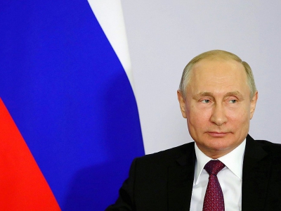 Le président russe Vladimir Poutine à Sotchi le 14 mai 2018 - Mikhail KLIMENTIEV [SPUTNIK/AFP/Archives]