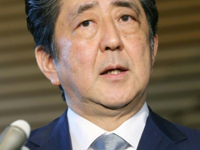 Le Premier ministre japonais Shinzo Abe, à Tokyo le  10 mai 2018 (Photo JIJI PRESS) - JIJI PRESS [JIJI PRESS/AFP/Archives]