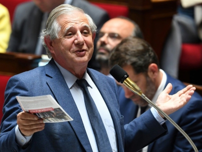 Le ministre de la Cohésion des territoires Jacques Mézard à l'Assemblée nationale à Paris, le 23 mai 2018 - Alain JOCARD [AFP/Archives]
