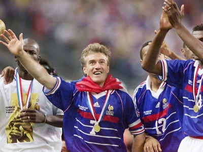 Le capitaine de l'équipe de France 1998, Didier Deschamps, au Stade de France, le 12 juillet - DANIEL GARCIA [AFP/Archives]