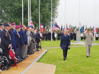 La secrétaire d'État a salué les vétérans mercredi 6 juin 2018. - Margaux Rousset