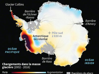Fonte des glaces en Antarctique - Nicolas RAMALLO [AFP]