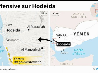 Offensive sur Hodeida - [AFP]