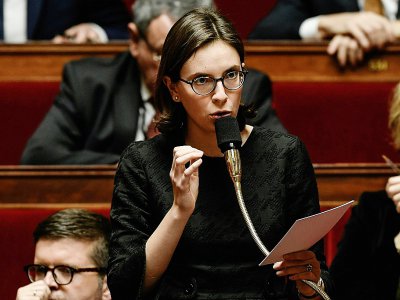 La députée Amélie de Montchalin, le 23 janvier 2018 à Paris - Philippe LOPEZ [AFP/Archives]
