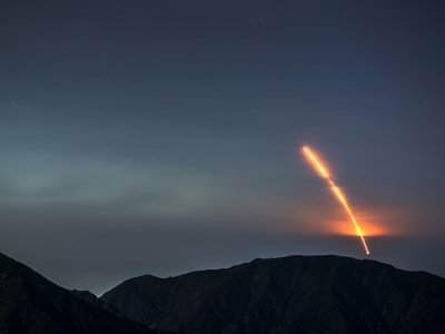 Décollage d'une fusée Atla V de la base de Vandenberg en Californie le 5 mai 2018 - DAVID MCNEW [GETTY IMAGES NORTH AMERICA/AFP/Archives]
