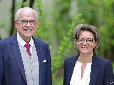 Alain Lambert et Manuela Chevalier. - Photo fournie par le candidat.
