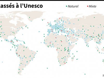 Les sites classés à l'Unesco - Simon MALFATTO [AFP]