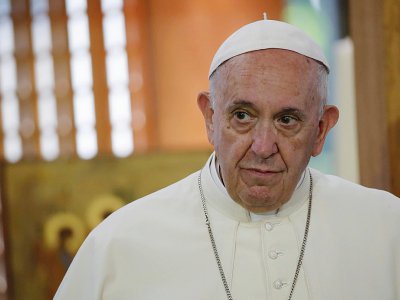 Le pape François à Genève, le 21 juin 2018 - Denis Balibouse [POOL/AFP]