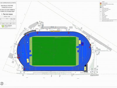 La piste du stade Postaire sera bientôt bleue ! - Sport Initiatives