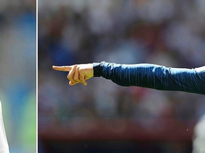 Lionel Messi et Antoine Griezmann s'affronteront samedi 30 juin pour le premier huitième de finale de la Coupe du monde en Russie - Roman KRUCHININ, Gabriel BOUYS [AFP/Archives]