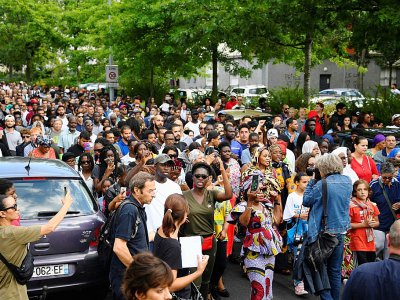 Marche blanche à Nantes le 5 juillet 2018 en hommage au jeune homme tué par le tir d'un policier - Damien MEYER [AFP/Archives]