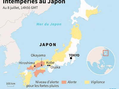 Intempéries au Japon - Laurence CHU [AFP]
