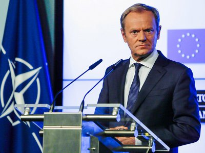 Le président du Conseil européen Donald Tusk, à Bruxelles le 10 juillet 2018 - Aris Oikonomou [AFP]