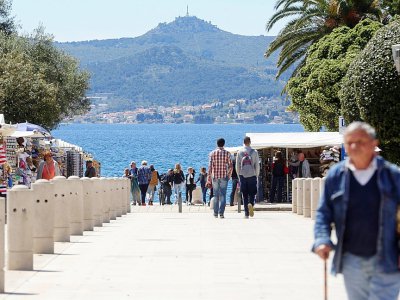 A Zadar, sur la côte dalmate, en avril 2016 - STRINGER [AFP/Archives]