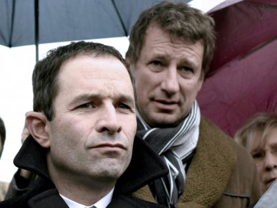 Yannick Jadot s'était rallié au candidat du PS Benoît Hamon pendant l'élection présidentielle française de 2017 - Philippe LOPEZ [AFP/Archives]