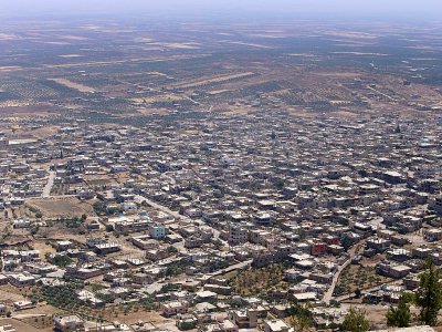 Vue générale de la ville de Qouneitra, dans le sud-ouest de la Syrie, le 19 juillet 2018, après sa reconquête après le régime aux dépends des rebelles - Youssef KARWASHAN [AFP]
