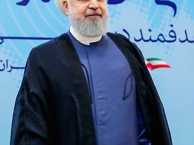 Le président iranien Hassan Rohani, le 22 juillet 2018 à Téhéran - - [Présidence iranienne/AFP]
