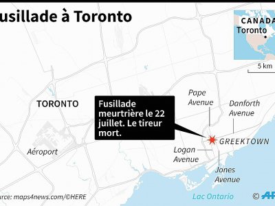 Fusillade meurtrière à Toronto - AFP [AFP]