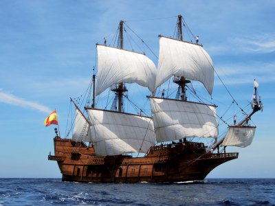 El Galeon Andalucia se visite du 14 au 19 août de 10h à 20h. - Fondation Nao Victoria