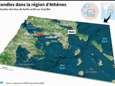 Incendies dans la région d'Athènes - Dario INGIUSTO [AFP/Archives]