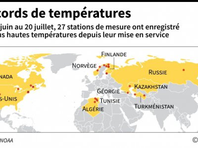 Records de températures - Simon MALFATTO [AFP]