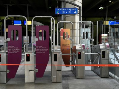 La SNCF assure le trafic de seulement un train sur deux au départ ou à l'arrivée de la gare de Montparnasse, à Paris pour le 29 juillet 2018 - Bertrand GUAY [AFP]