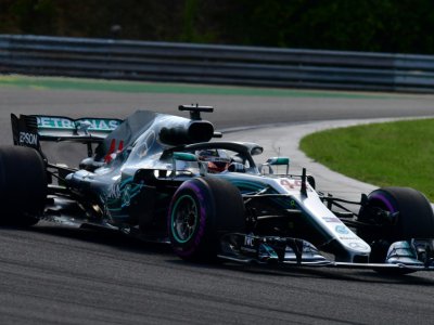 Le Britannique Lewis Hamilton sur Mercedes lors  du Grand Prix de Hongrie, disputé sur le circuit du Hungaroring, près de Budapest, le 29 juillet 2018 - Andrej ISAKOVIC [AFP]