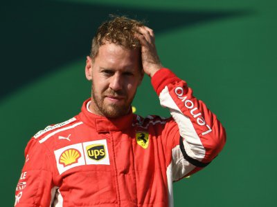 L'Allemand Sebastian Vettel (Ferrari), 2e du Grand Prix de Hongrie, le 29 juillet 2018 à Mogyorod, près de Budapest - ATTILA KISBENEDEK [AFP]