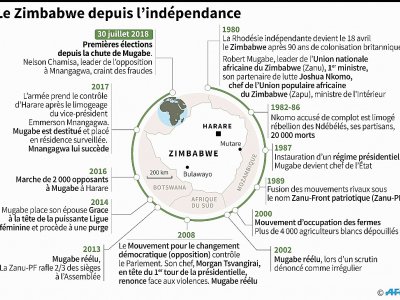 Le Zimbabwe depuis l'indépendance - Vincent LEFAI [AFP]