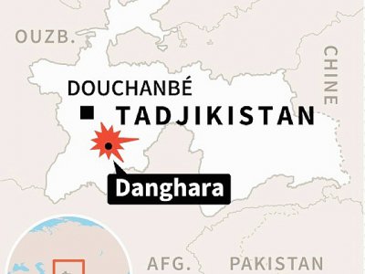 Localisation d'une attaque au Tadjikistan lors de laquelle quatre touristes ont été tués - Gillian HANDYSIDE [AFP]