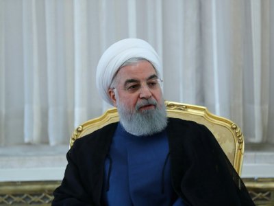 Le président iranien Hassan Rohani, le 14 juillet 2018 à Téhéran - HO [Présidence iranienne/AFP/Archives]