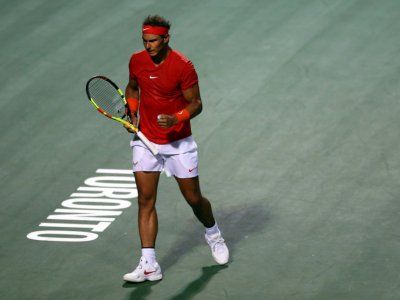 L'Espagnol Rafael Nadal face au Français Benoît Paire au 2e tour du Masters 1000 de Toronto, le 8 août 2018 - Vaughn Ridley [Getty/AFP]