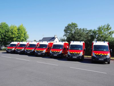 7 nouveaux VASV déployés dans les centres de secours de la Manche - SDIS 50