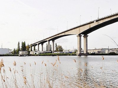 Le viaduc de Calix a été construit dans les années 1970 pour compléter le contournement de Caen. - Tendance Ouest