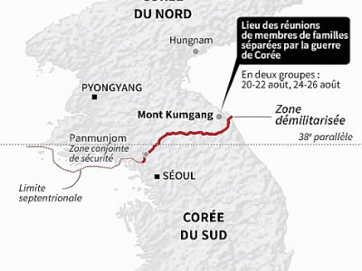 Des réunions Nord-Sud dans la péninsule coréenne divisée - Gal ROMA [AFP]