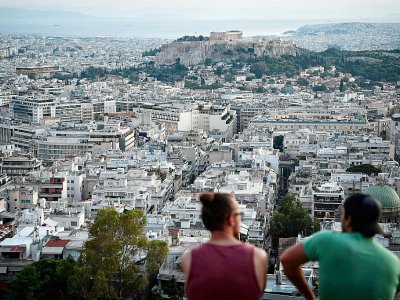 Vue depuis une colline d'Athènes, le 8 août 2018 - Louisa GOULIAMAKI [AFP/Archives]